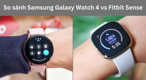 so sánh Samsung Galaxy Watch 4 vs Fitbit Sense