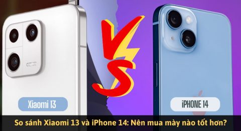 So sánh Xiaomi 13 và iPhone 14