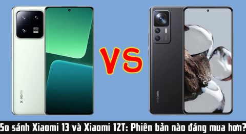 So sánh Xiaomi 13 và Xiaomi 12T
