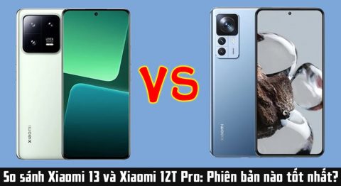So sánh Xiaomi 13 và Xiaomi 12T Pro