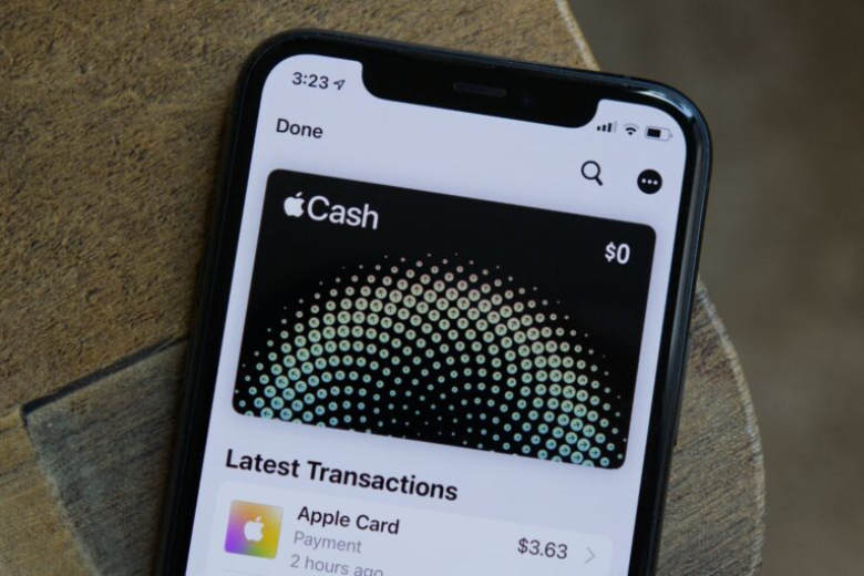 Apple cash iOS
