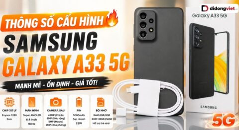 cấu hình samsung galaxy a33 5g