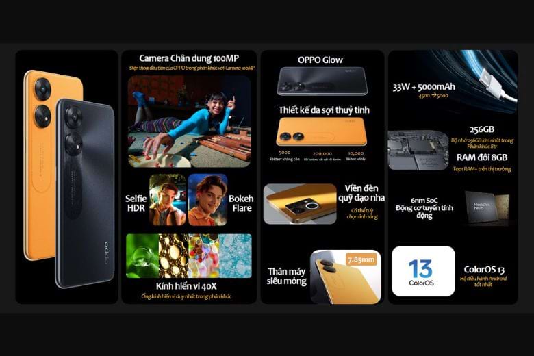 Đánh giá OPPO Reno8 T 4G : Thiết kế đẹp, chip mới lạ mạnh mẽ 4 Đánh giá OPPO Reno8 T 4G