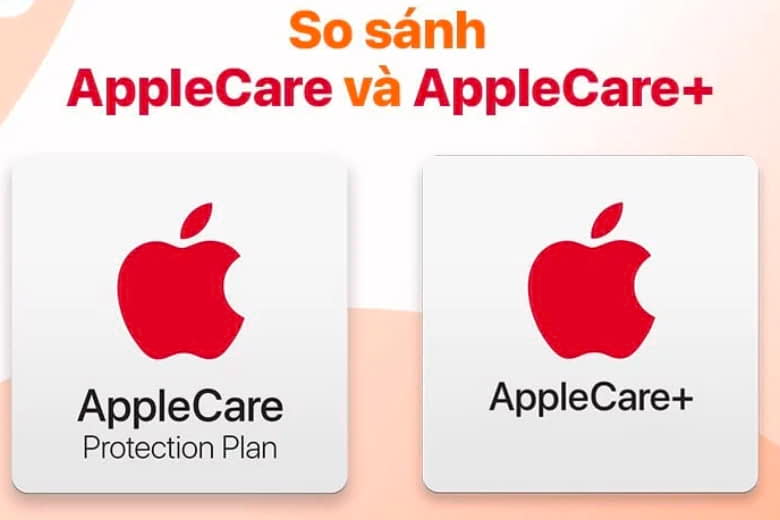 So sánh AppleCare vs AppleCare+