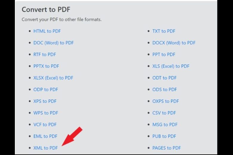 chuyển File XML sang PDF
