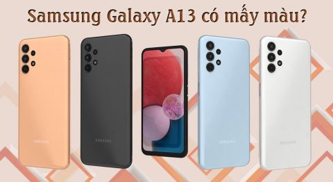 samsung galaxy a13 có mấy màu
