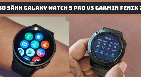 So sánh Galaxy Watch 5 Pro vs Garmin Fenix 7