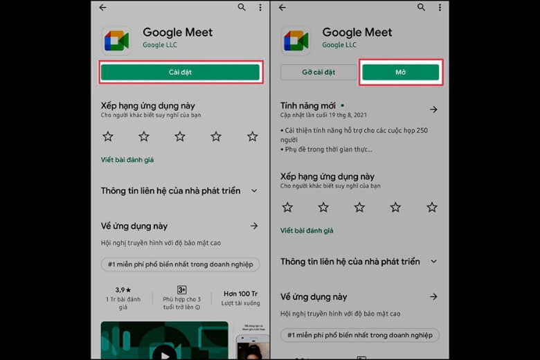 cách tải Google Meet trên điện thoại