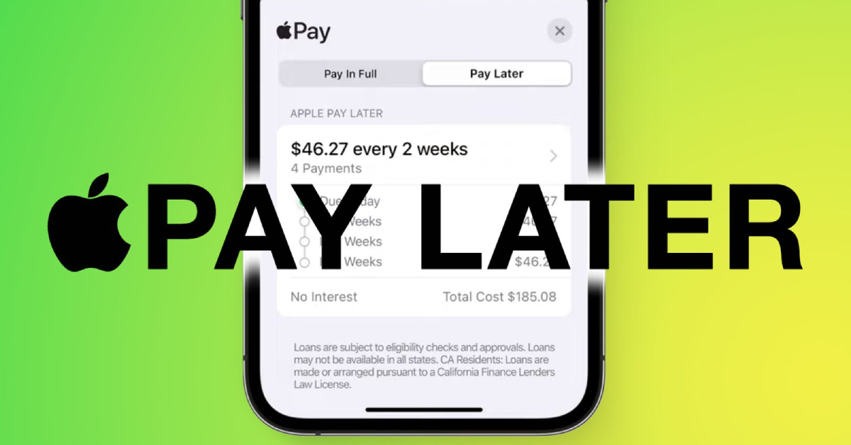 Apple Pay Later sử dụng lịch sử giao dịch để xác định uy tín tín dụng
