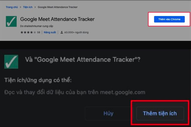 cách điểm danh trên Google Meet