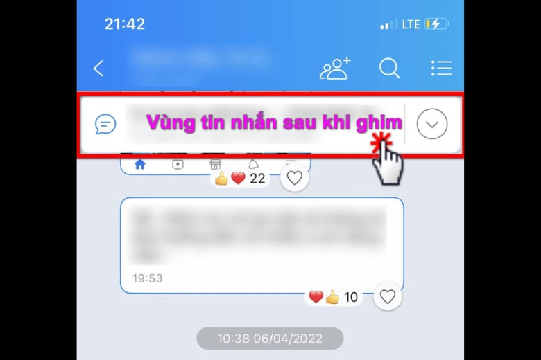 cách ghim tin nhắn trên Zalo