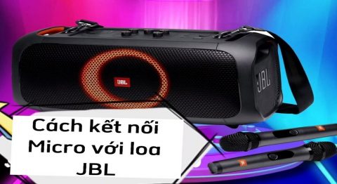 Cách kết nối Micro với loa JBL