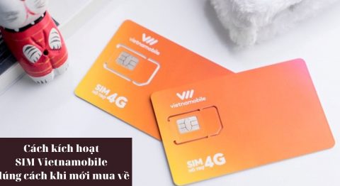 Cách kích hoạt SIM Vietnamobile