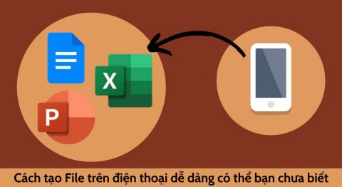 cách tạo file trên điện thoại