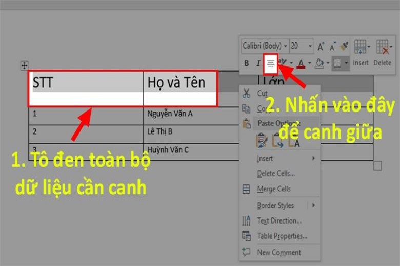 căn thân thiết dù vô word