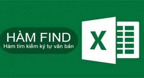 hàm FIND trong Excel