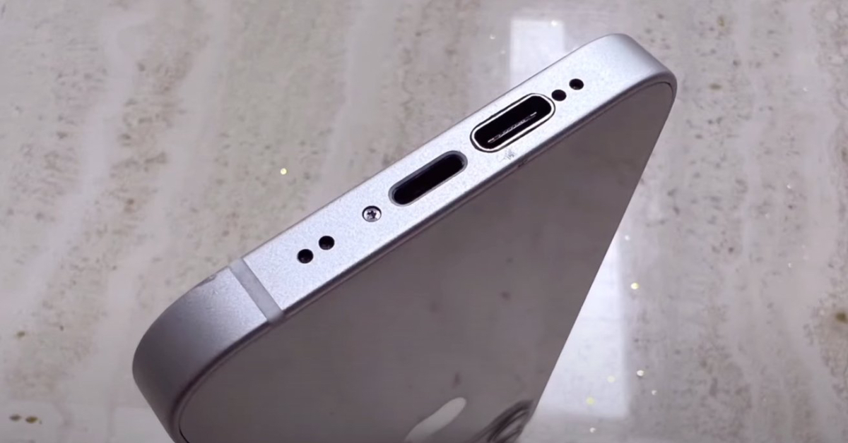 Một kỹ sư đã ‘chế’ ra chiếc iPhone hai cổng sạc USB-C và Lightning