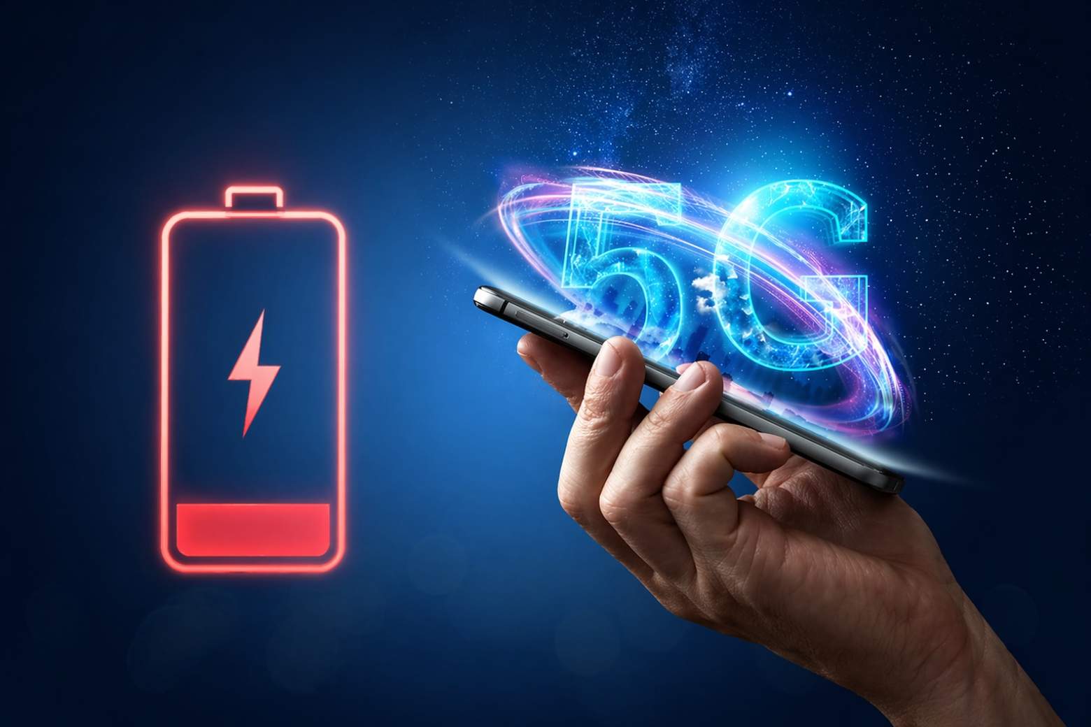mạng 5g là gì hạn chế pin tín hiệu