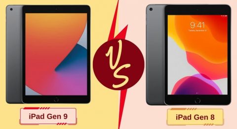 So sánh iPad Gen 8 và Gen 9