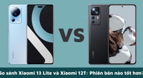 So sánh Xiaomi 13 Lite và Xiaomi 12T
