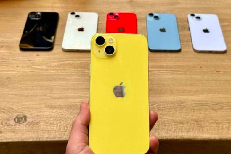 iPhone 14 và 14 Plus màu vàng
