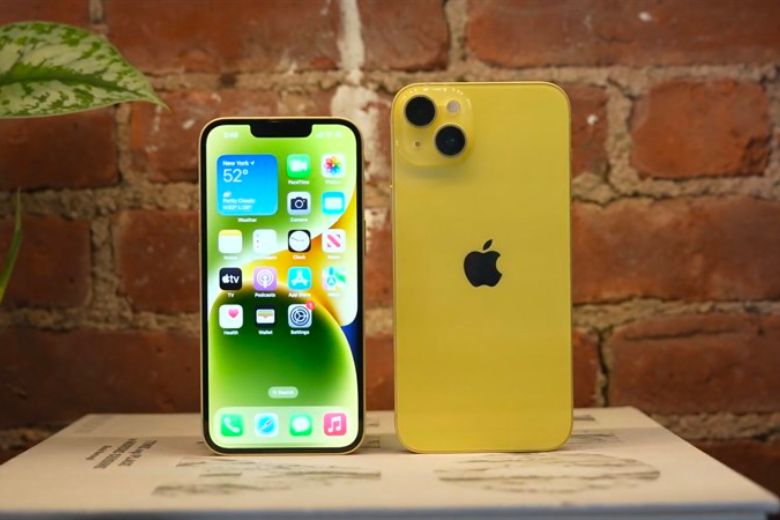 iPhone 14 và 14 Plus màu vàng
