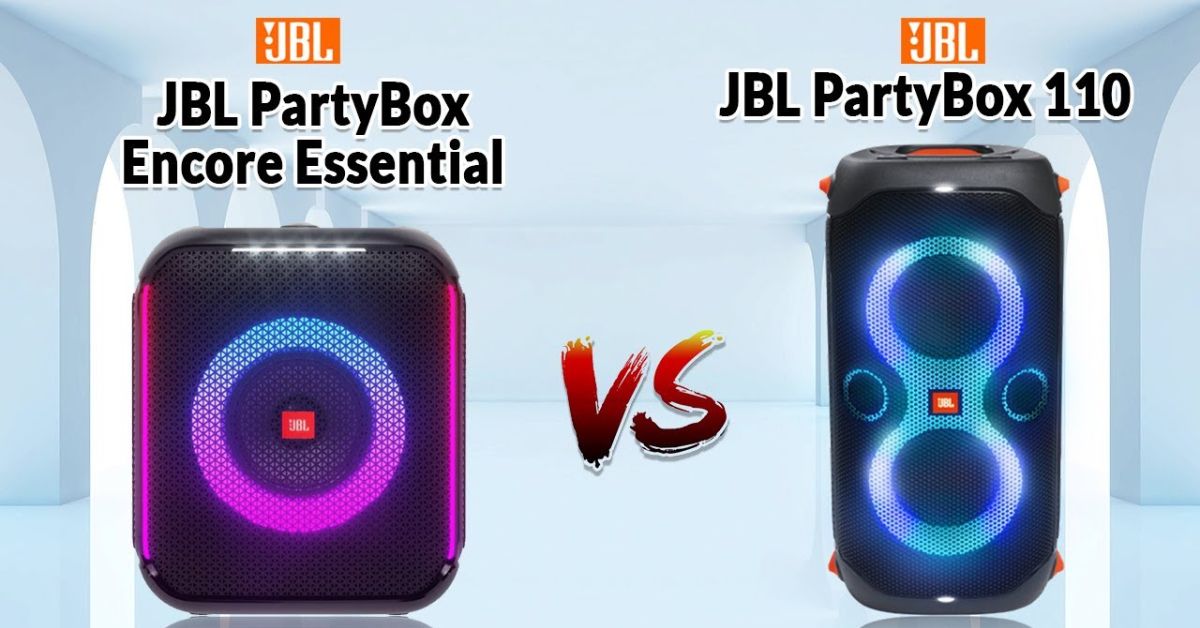 So sánh JBL Partybox Encore và JBL Partybox 110: Hát Karaoke nên mua dòng nào?