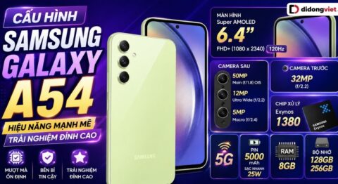cấu hình samsung galaxy a54