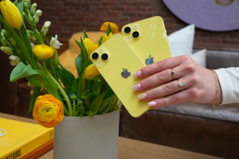 iPhone 14 và 14 Plus màu vàng
