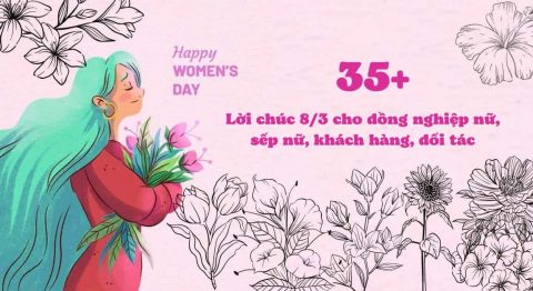 lời chúc 8/3 cho đồng nghiệp nữ