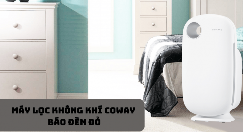 Máy lọc không khí Coway báo đèn đỏ