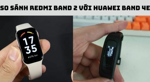 So sánh Redmi Band 2 với Huawei Band 4e