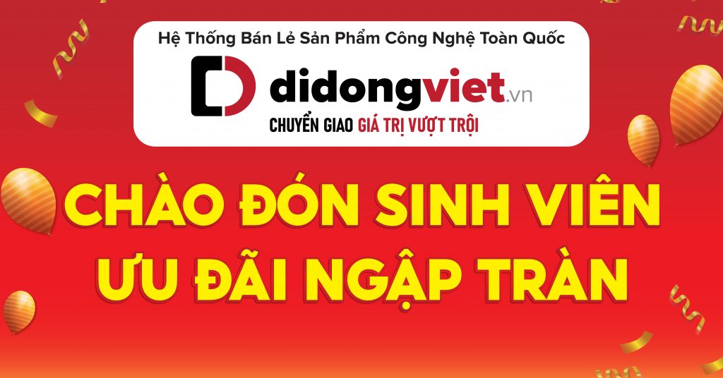 Chào đón sinh viên Hoa Sen University: Hàng ngàn ưu đãi ngập tràn. Đến càng sớm – quà càng nhiều