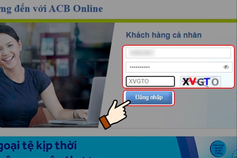 quên password Ngân Hàng Á Châu online
