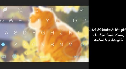Cách đổi hình nền bàn phím cho điện thoại iPhone, Android cực đơn giản