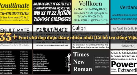 font chữ đẹp