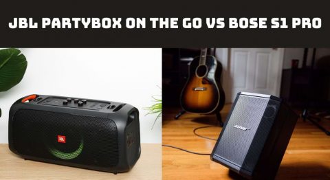 So sánh JBL Partybox On The Go vs Bose S1 Pro: Lựa chọn nào phù hợp với bạn? JBL Partybox On The Go vs Bose S1 Pro