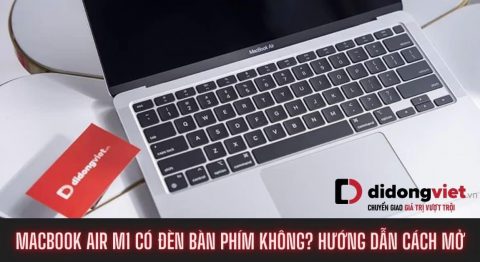 MacBook Air M1 có đèn bàn phím không