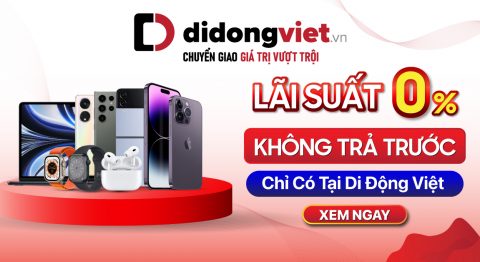 mua điện thoại trả góp 0 đồng lãi suất
