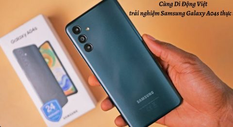 Cùng Di Động Việt trải nghiệm điện thoại Samsung Galaxy A04s thực tế