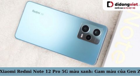 Xiaomi Redmi Note 12 Pro 5G màu xanh