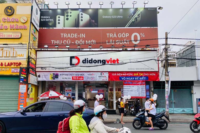 Cửa hàng điện thoại Di Động Việt 1072 Hậu Giang