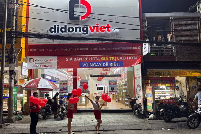 cửa hàng điện thoại Di Động Việt 1270 Quang Trung