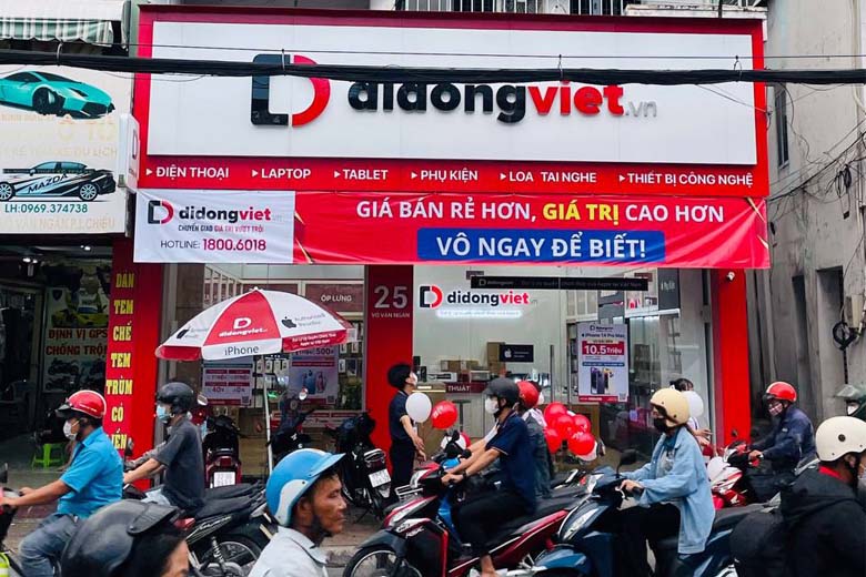 Cửa hàng điện thoại Di Động Việt 25 Võ Văn Ngân