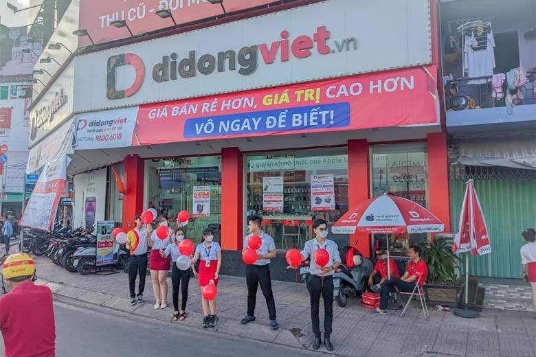 cửa hàng điện thoại Di Động Việt 626 Lê Quang Định