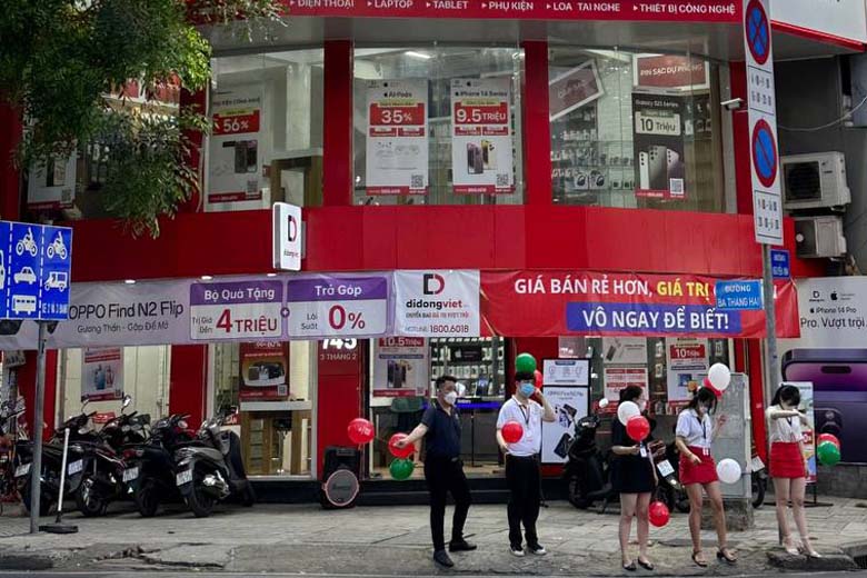cửa hàng điện thoại Di Động Việt 745A 3 Tháng 2