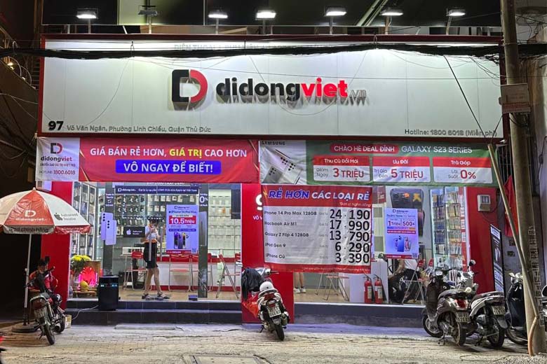 Cửa hàng điện thoại Di Động Việt 97 Võ Văn Ngân