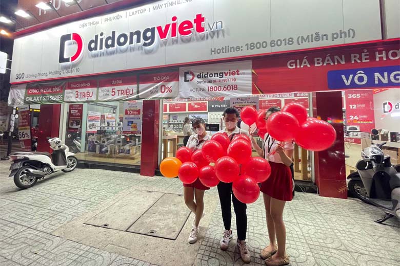 cửa hàng điện thoại Di Động Việt 300 Lê Hồng Phong