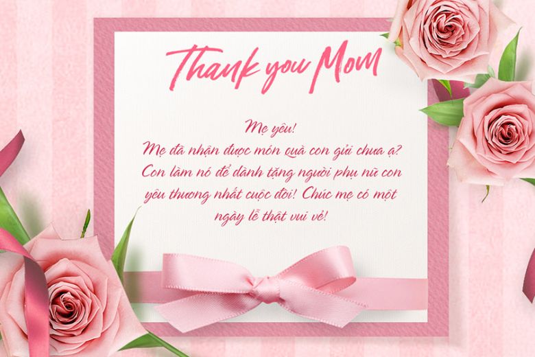Thiệp chúc mừng Ngày của mẹ