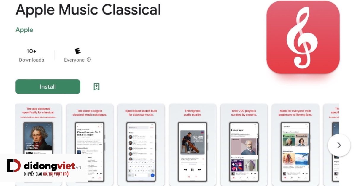 Apple Music ra mắt ứng dụng Classical dành cho Android